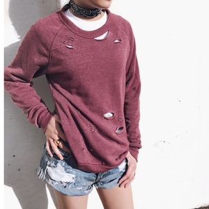 Distressed Sweatshirt